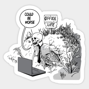 Workplace Skeleton: When the Office Becomes Eternal Sticker